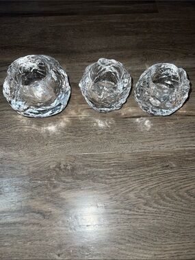 Kosta boda candle holders